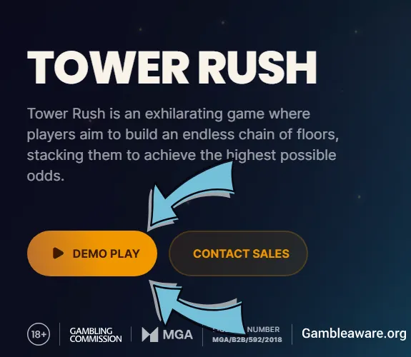 Tower Rush: iniciar la demo del juego
